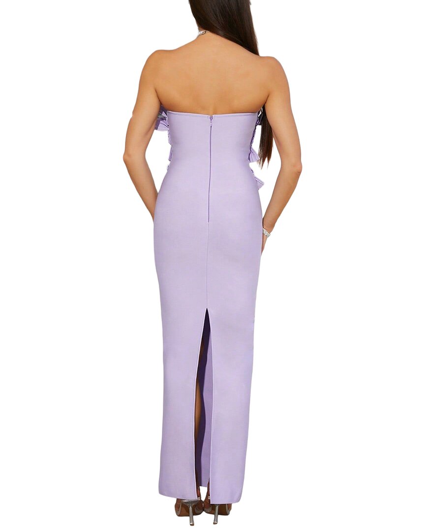 Dilireba Solid Maxi Dress
