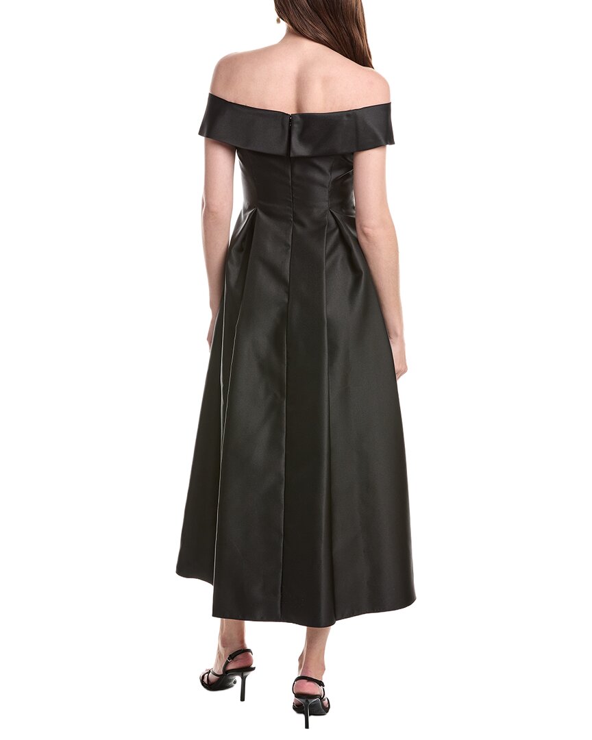 Adrianna Papell Off Shoulder Mikado Dress