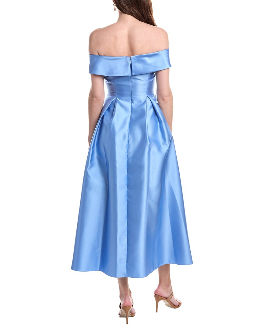 Adrianna Papell Off Shoulder Mikado Dress