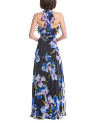 Eliza J Sleeveless Printed Maxi Dress
