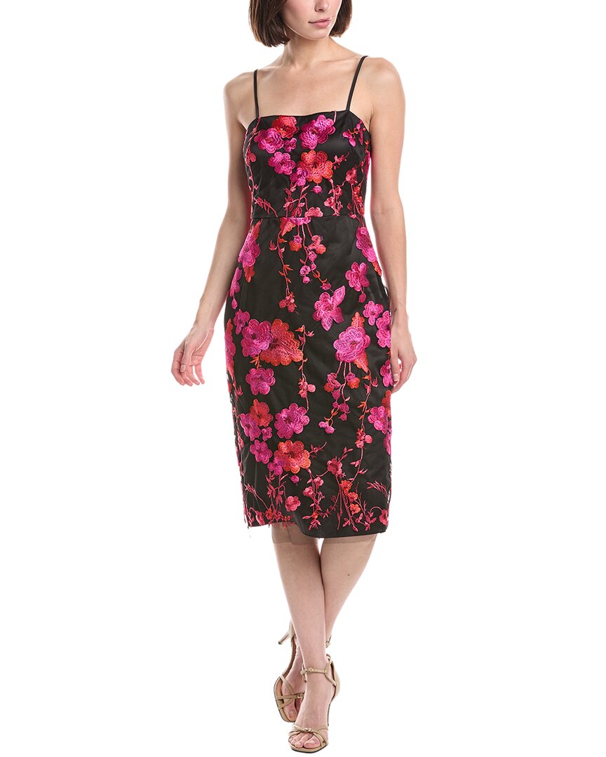 Eliza J Sleeveless Printed Midi Dress