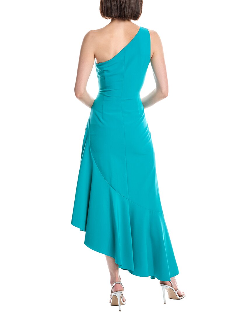 Eliza J One Shoulder Solid Maxi Dress