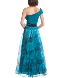 Eliza J Wrap Surplice Bodice Ballgown Skirt