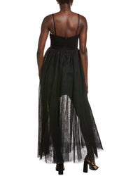 Eliza J Strapless Tulle Ball Gown