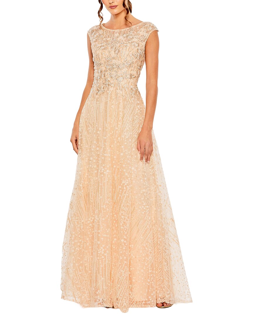Mac Duggal Mac Duggal Lace Embroidered Detail Gown