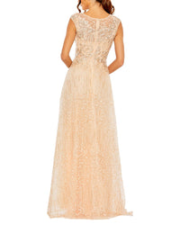 Mac Duggal Mac Duggal Lace Embroidered Detail Gown