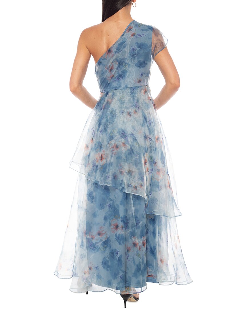 Oleg Cassini Oleg Cassini Printed Organza Gown