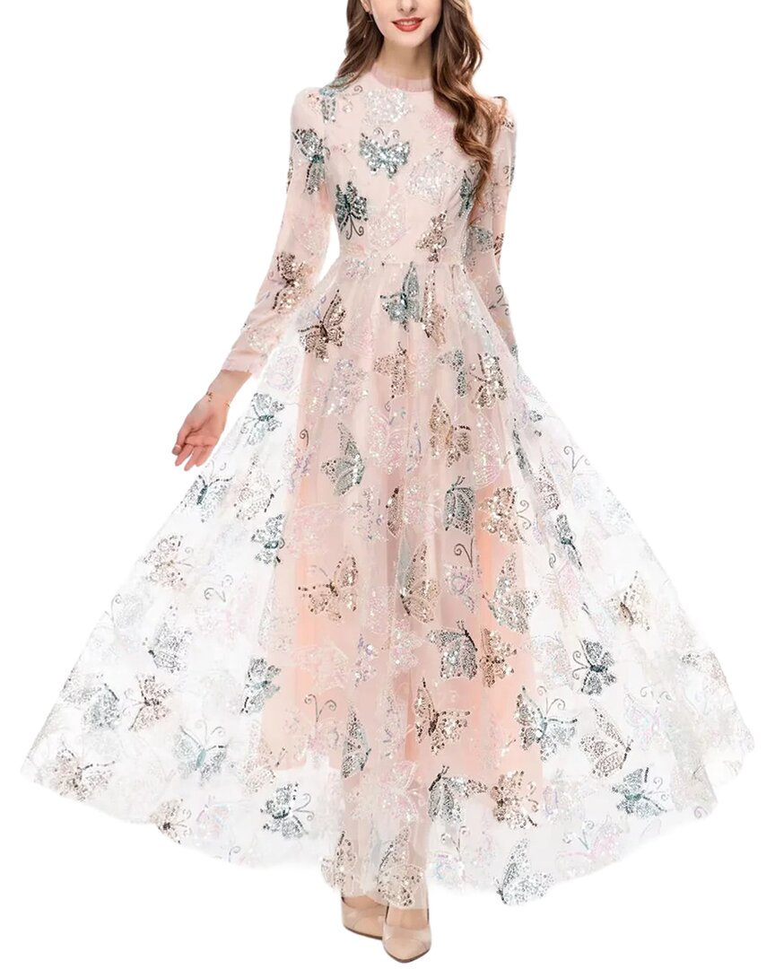BURRYCO Burryco Long Sleeve Printed Maxi Dress