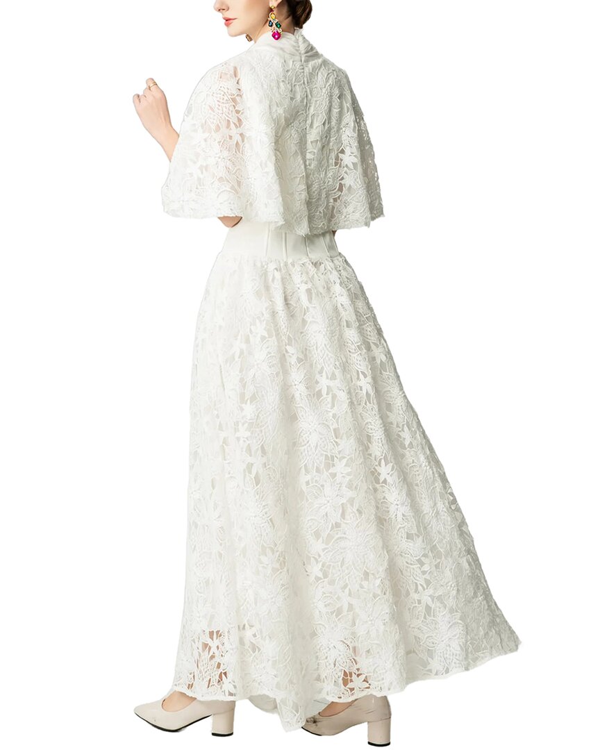 BURRYCO Burryco Short Sleeve Embellished Maxi Dress