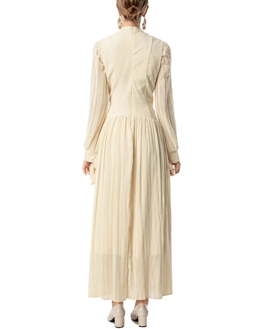 BURRYCO Burryco Long Sleeve Solid Maxi Dress