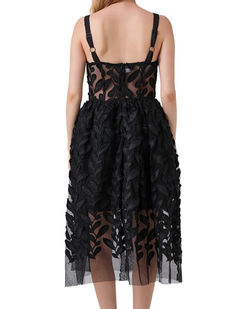 Linda Charm Embellished Midi Dress