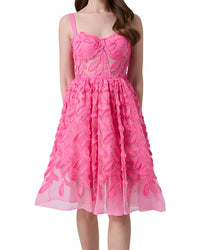 Linda Charm Linda Charm Embellished Midi Dress