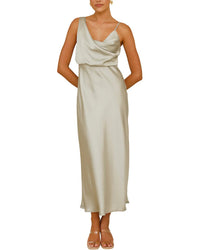 Delli.S One-Shoulder Maxi Dress