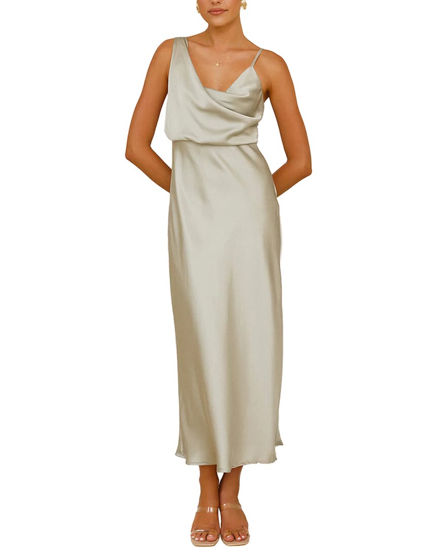 Delli.S One-Shoulder Maxi Dress