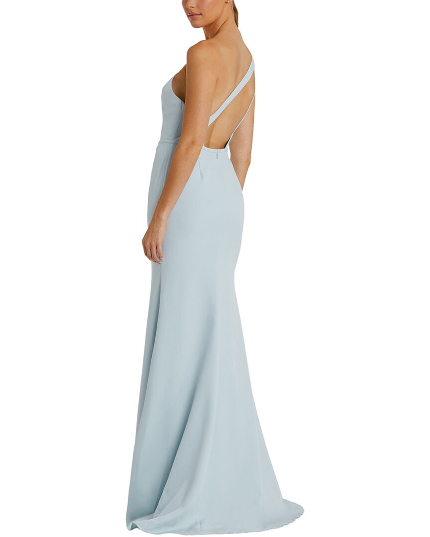 Mac Duggal One-Shoulder Trumpet Gown