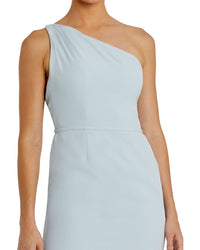 Mac Duggal One-Shoulder Trumpet Gown