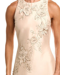 Badgley Mischka Beaded Applique Gown