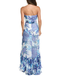 Tadashi Shoji Printed Sleeveless Maxi Dress