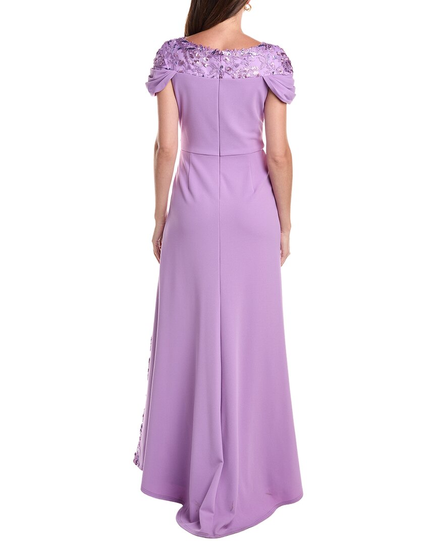 Tadashi Shoji Tadashi Shoji Embellished Short Sleeve Maxi Dress
