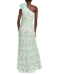 Tadashi Shoji Kahli 3D Floral Embroidered Gown