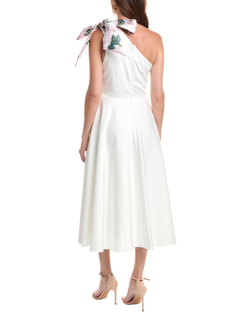 Rene Ruiz Rene Ruiz One Shoulder Faille Crepe A-Line Dress
