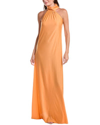 Rene Ruiz Rene Ruiz Faille Column Gown