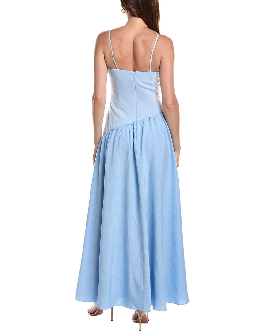 Rene Ruiz Rene Ruiz Sweetheart Colorblock Drop-Waist Maxi Dress
