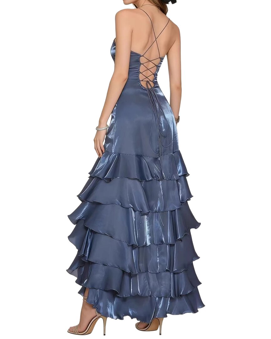 Linda Charm Linda Charm Embellished Maxi Dress