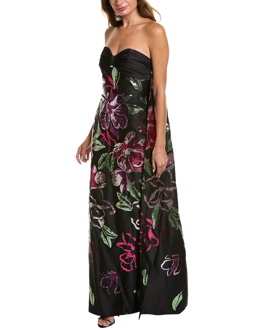Marchesa Notte Strapless Gown