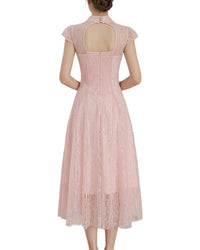 Amanda Royal Amanda Royal Embellished Midi Dress