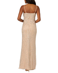 Adrianna Papell Beaded Mermaid Gown