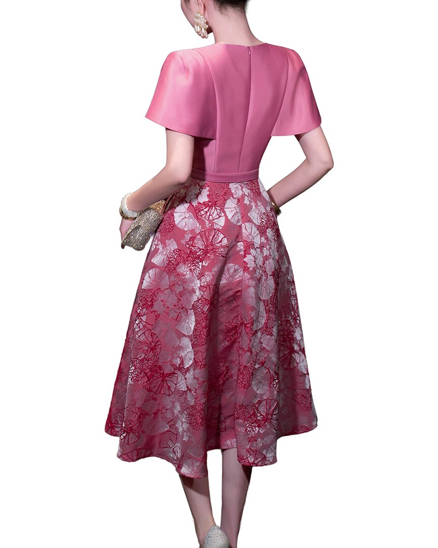 BRC By BURRYCO Brc By Burryco Short Sleeve Printed Midi Dress