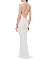 Misha Misha The 'Venus' Gathered Cupro Dress