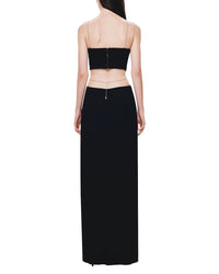 Misha Misha The 'Cyrus' Chain Suiting Wool-Blend Dress
