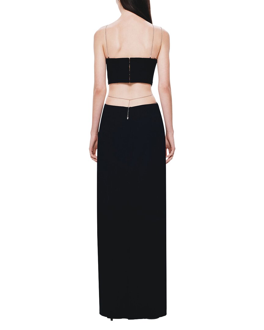 Misha Misha The 'Cyrus' Chain Suiting Wool-Blend Dress