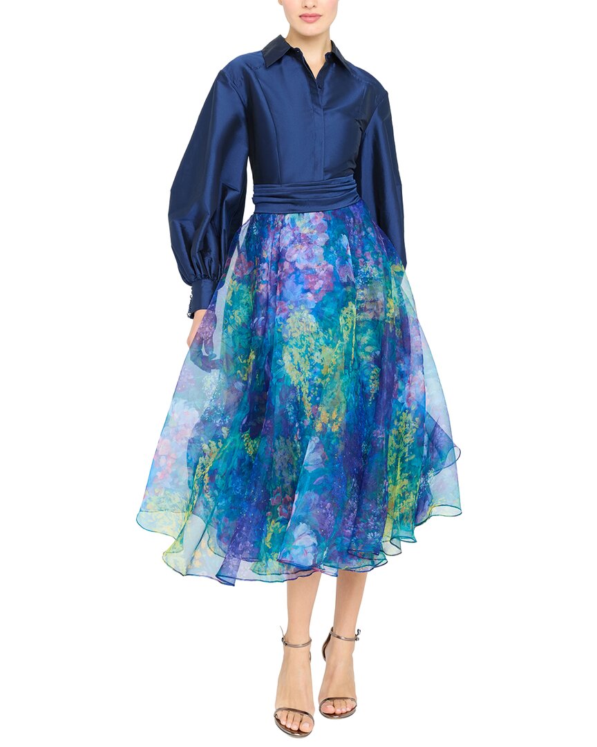 Theia Theia Mary Midi Dress