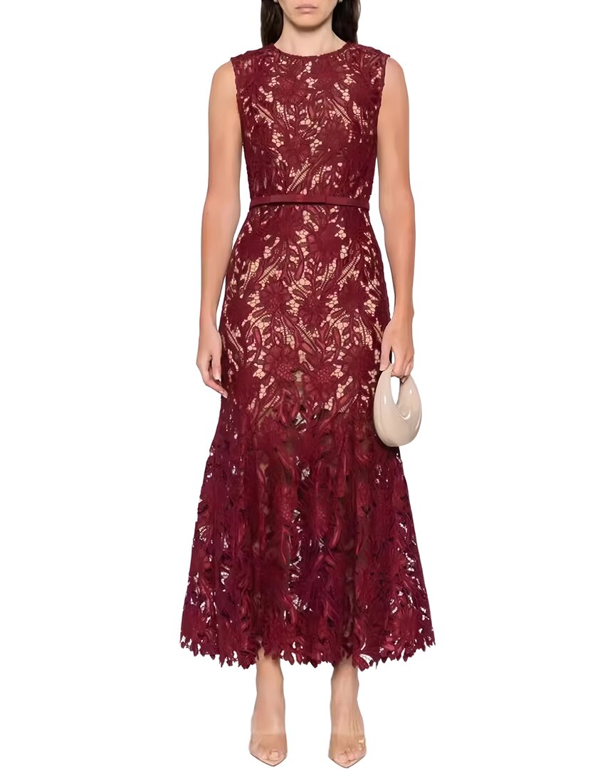 Linda Charm Linda Charm Embellished Midi Dress