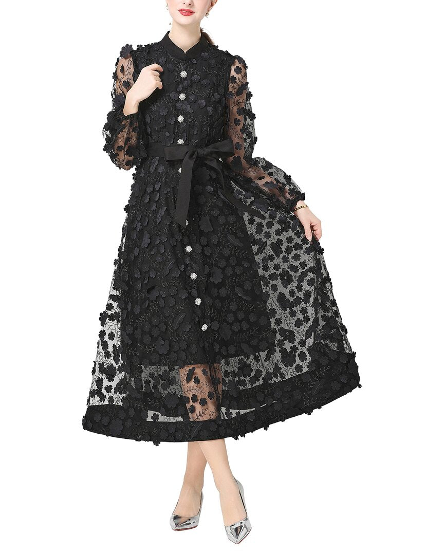 Kaimilan Kaimilan Embellished Midi Dress