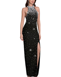 Ariel Tesoro Embellished Maxi Dress