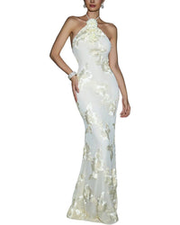 Ariel Tesoro Ariel Tesoro Embellished Maxi Dress