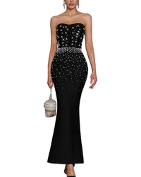 Ariel Tesoro Ariel Tesoro Embellished Maxi Dress