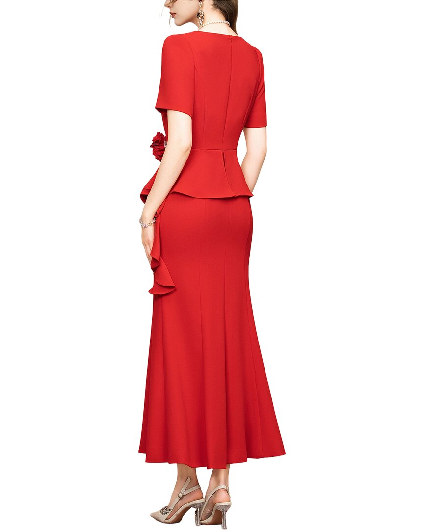 Lanelle Lanelle Solid Maxi Dress