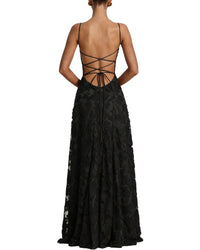 Teodora Womens Maxi Dress, 2, Black