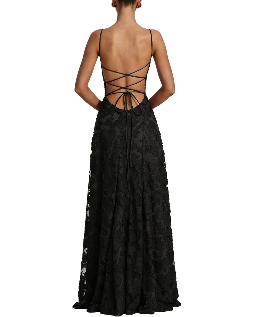 Teodora Womens Maxi Dress, 2, Black