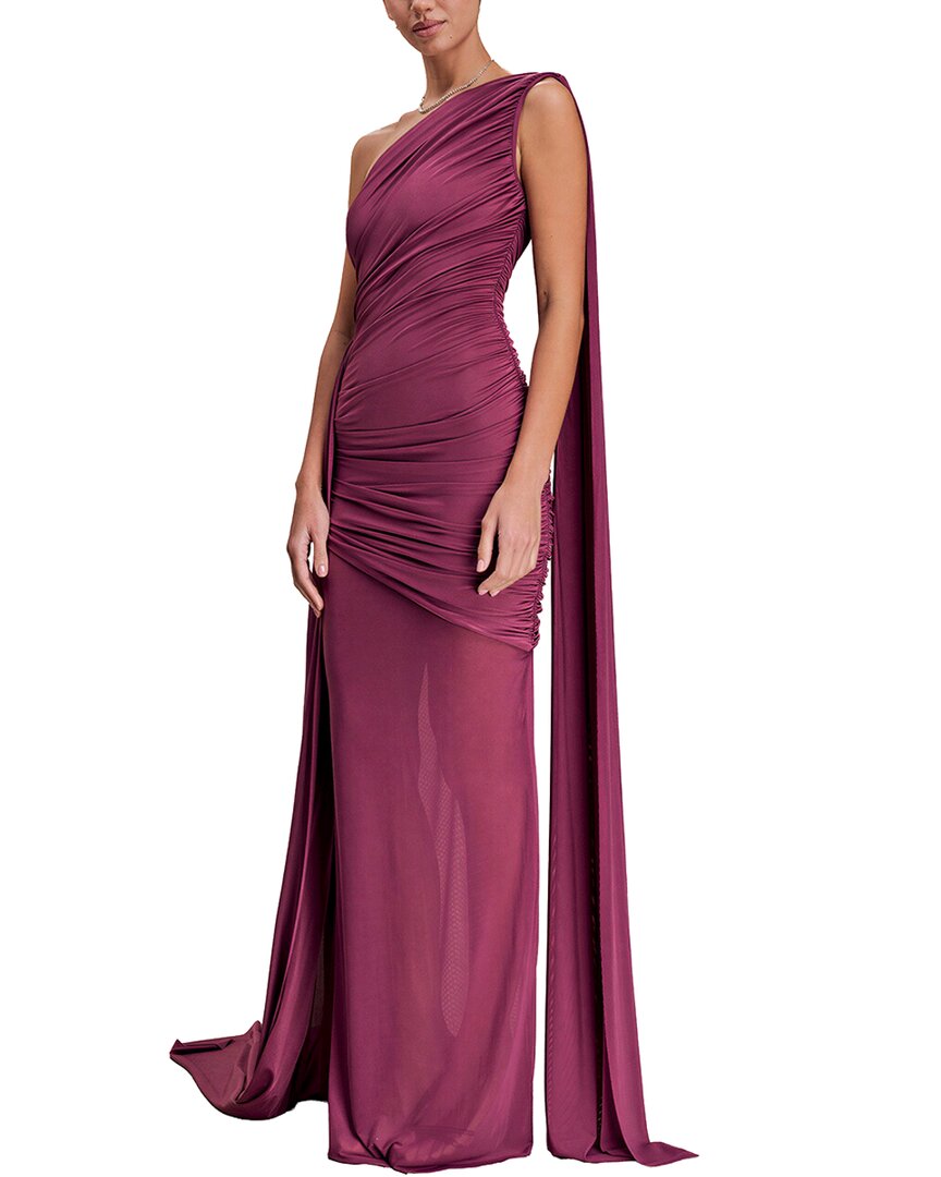 Dilireba One-Shoulder Maxi Dress