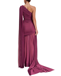 Dilireba One-Shoulder Maxi Dress