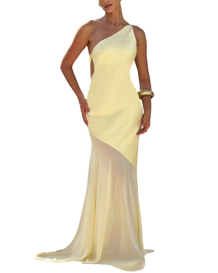 Dilireba One-Shoulder Maxi Dress
