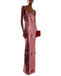 Linda Charm Linda Charm Embellished Maxi Dress