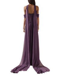 Linda Charm Linda Charm Off-The-Shoulder Maxi Dress