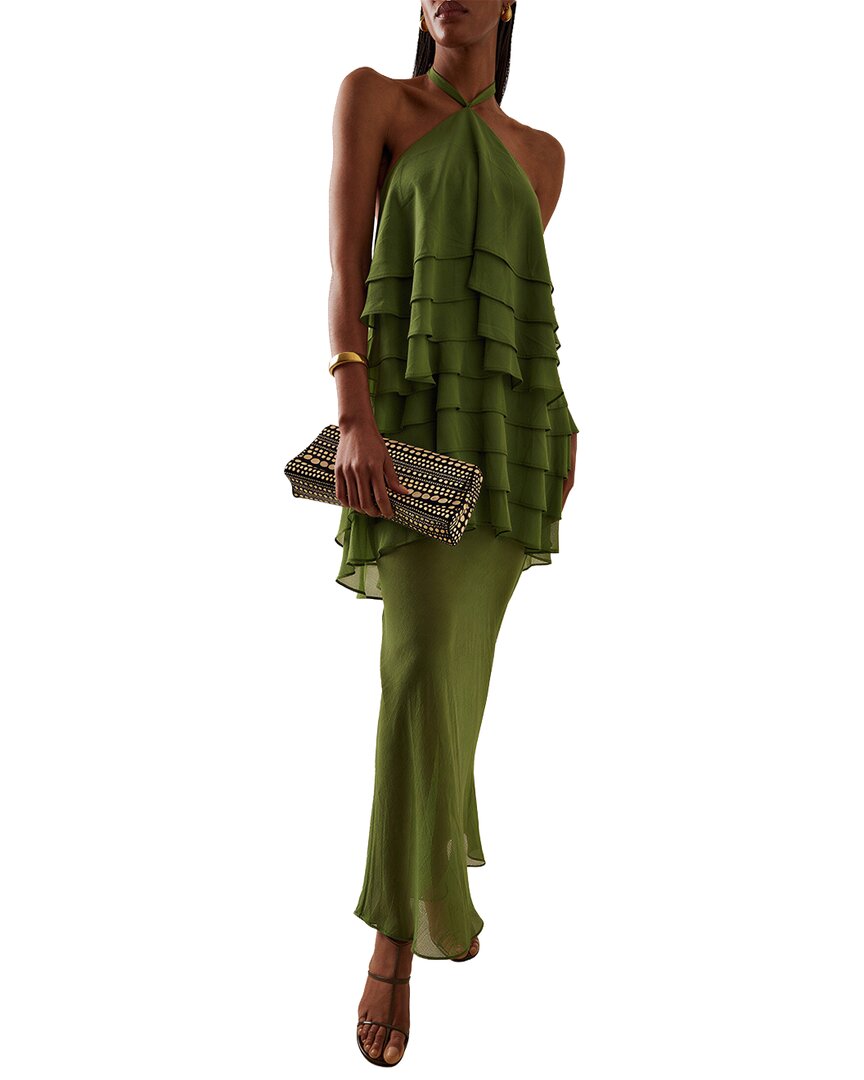 Linda Charm Linda Charm Embellished Maxi Dress